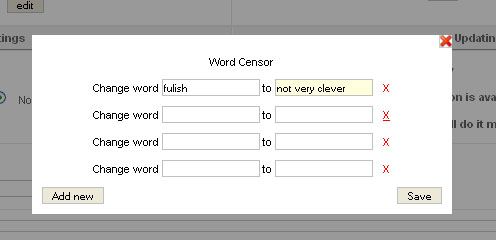 word sensor